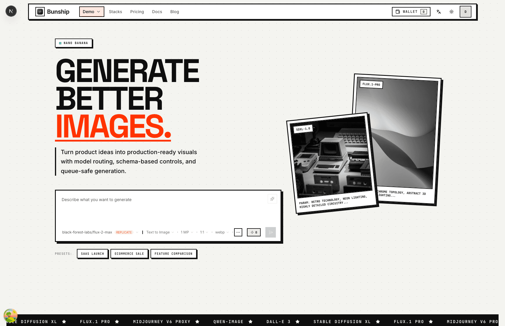 AI image generator page (English)